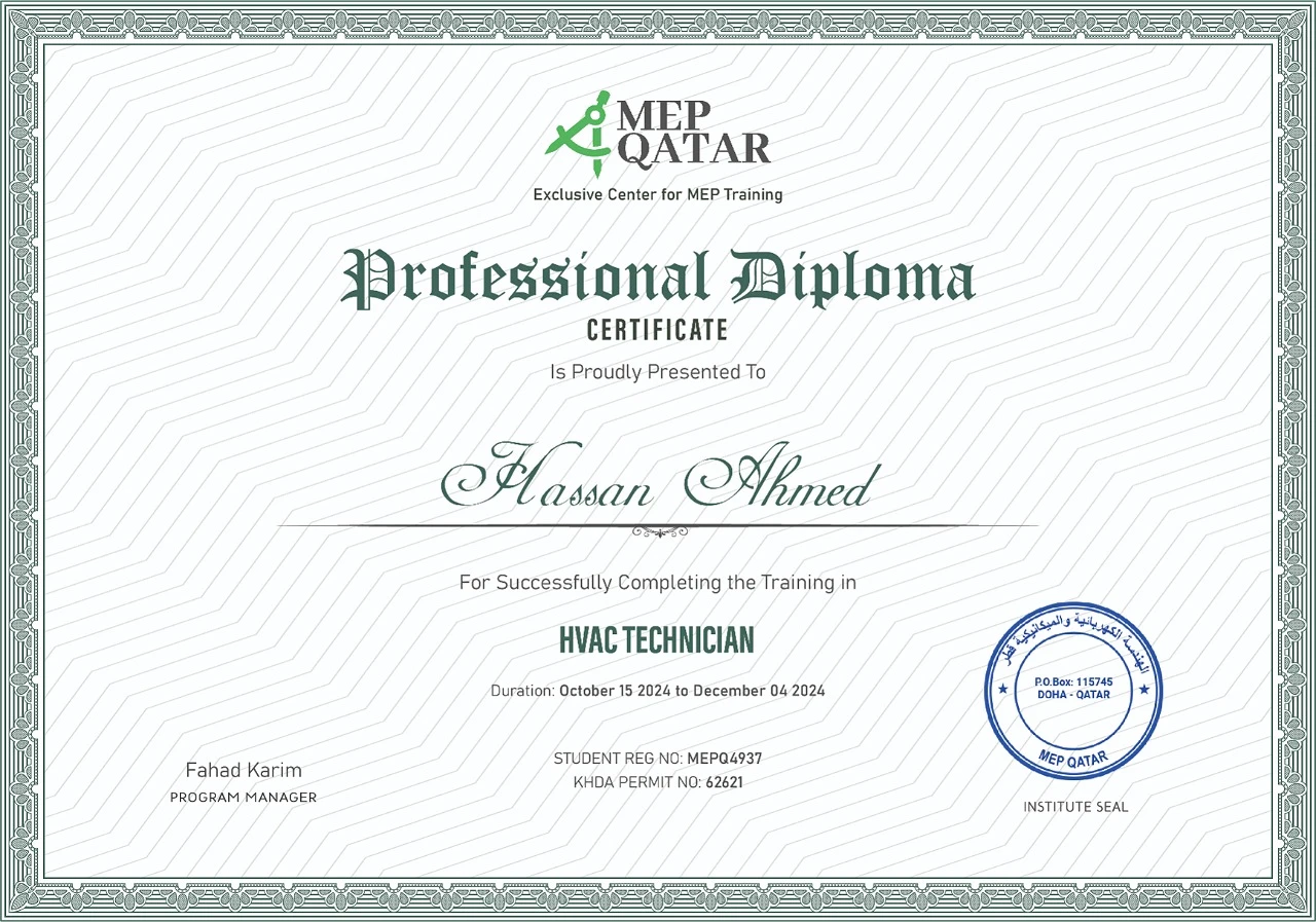 HVACTechnicianCertMEP